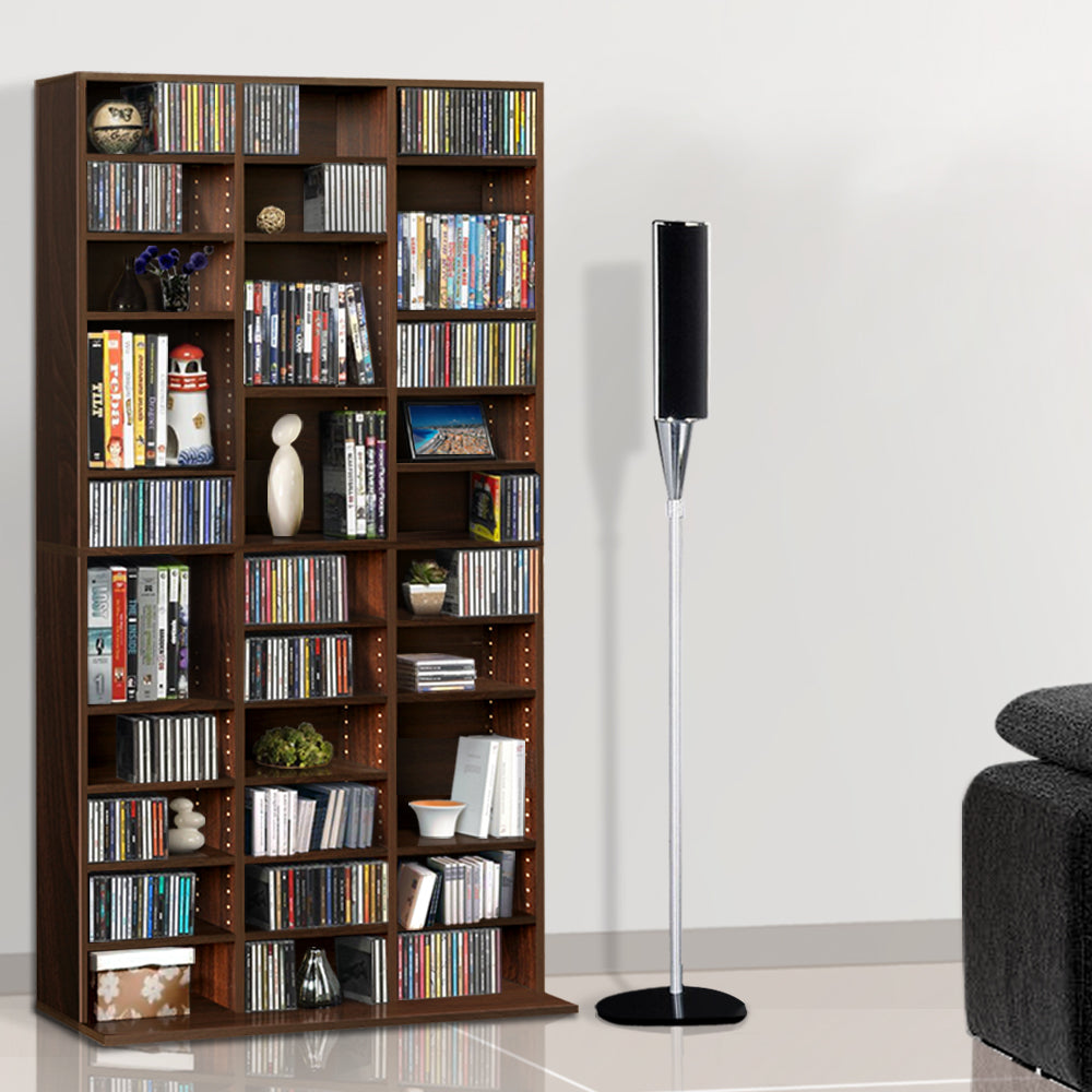 Artiss Adjustable Book Storage Shelf Rack Unit - Expresso